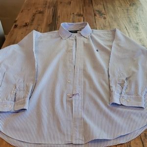 Men's Ralph Lauren Polo 17 34/35 Blue & White